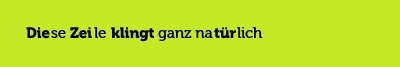 Zeile Zeile